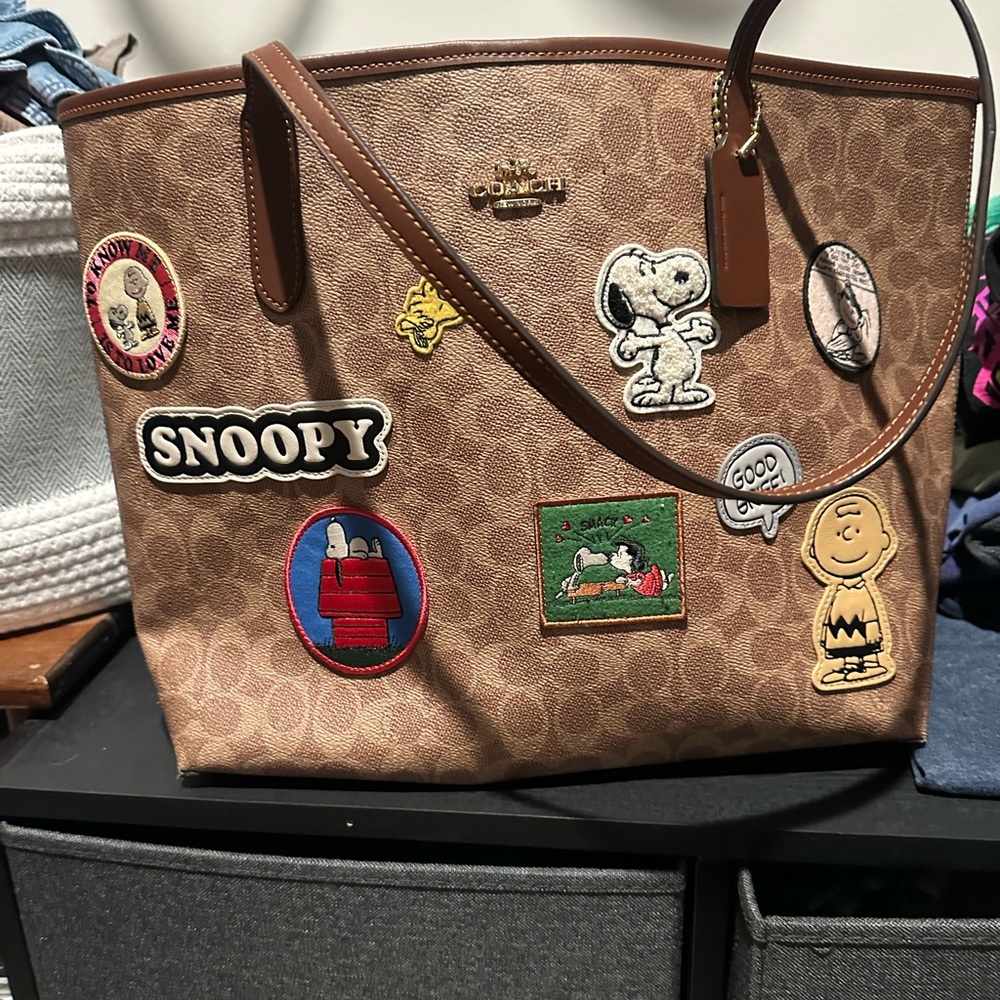 Coach Brown Leather Tote